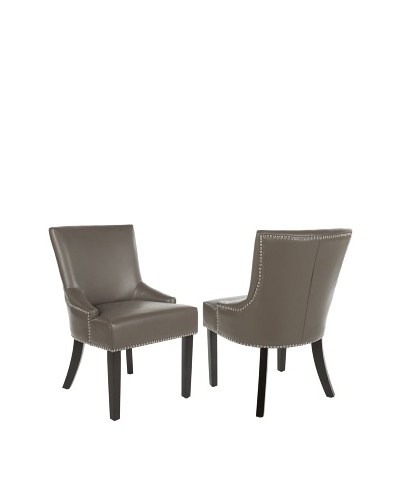 Safavieh Set of 2 Lotus Side Chairs, Clay