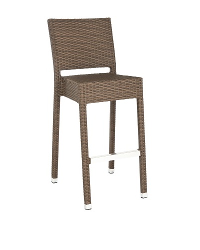 Safavieh Bethel Indoor/Outdoor Barstool, Brown