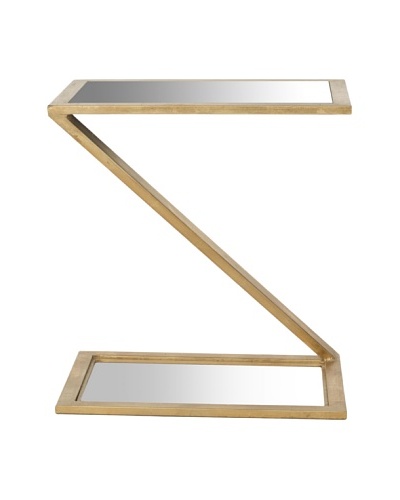 Safavieh Andrea Accent Table, Gold/Mirror