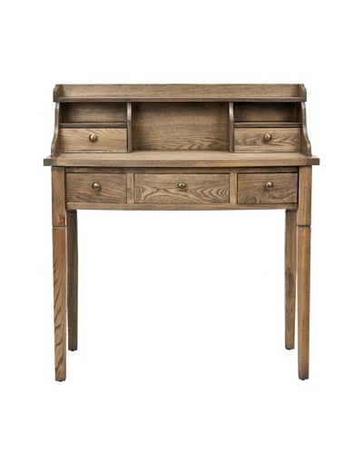 Safavieh Landon Writing Desk, Medium Oak