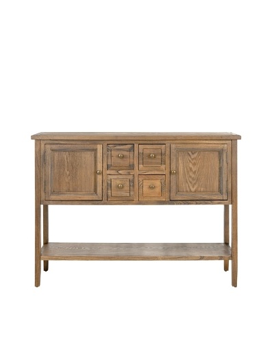 Safavieh Charlotte Sideboard, Medium Oak