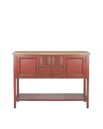 Charlotte Weathered Top Sideboard, Wine