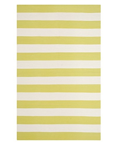 Safavieh Montauk Rug, Green/White, 4' x 6'