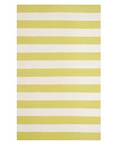 Safavieh Montauk Rug, Green/White, 4' x 6'