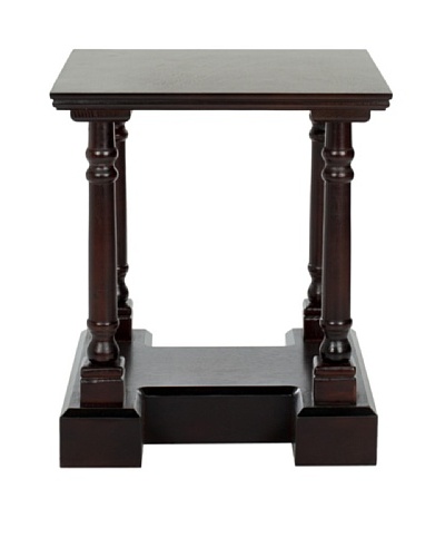 Safavieh Endora End Table, Dark Cherry