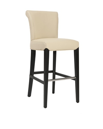 Safavieh Mercer Collection Thomas Leather Barstool, CreamAs You See