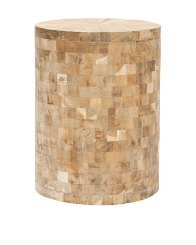 Safavieh Tioga Stool, Light Maple