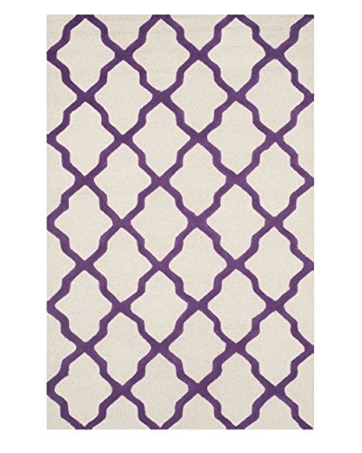 Safavieh Cambridge Rug, Ivory/Purple, 8' x 10'