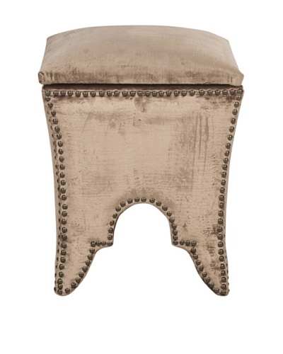 Safavieh Deidra Ottoman, Champagne