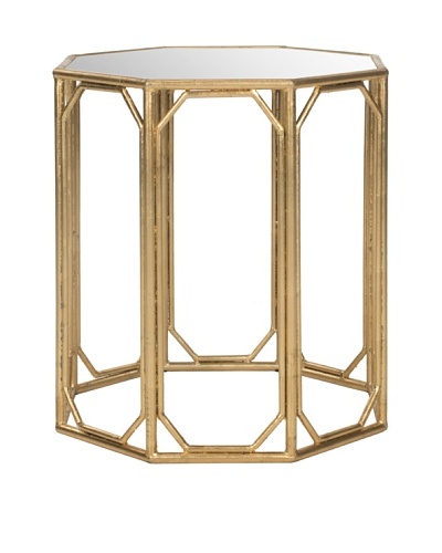 Safavieh Muriel Accent Table, Gold/Mirror