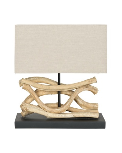 Safavieh Laguna Vine Lamp, Bleach