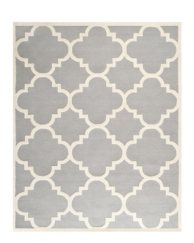 Safavieh Cambridge Rug, Silver/Ivory, 11' x 15'