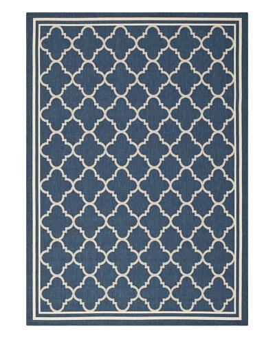 Safavieh Courtyard Indoor/Outdoor Rug [Navy/Beige]