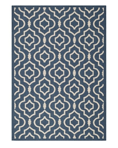 Safavieh Courtyard Indoor/Outdoor Rug [Navy/Beige]