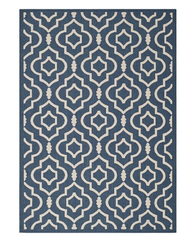 Safavieh Courtyard Indoor/Outdoor Rug [Navy/Beige]