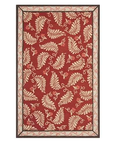 Safavieh Martha Stewart Fern Frolic Rug, Saffron Red, 5′ x 8′