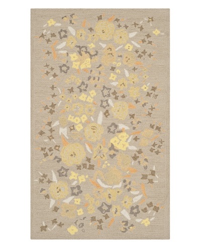 Safavieh Martha Stewart Watercolor Garden Rug, Nutshell, 3' 9 x 5' 9