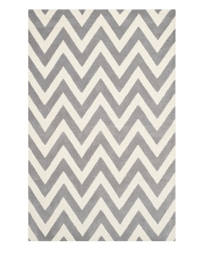 Safavieh Cambridge Rug, Silver/Ivory, 11' x 15'