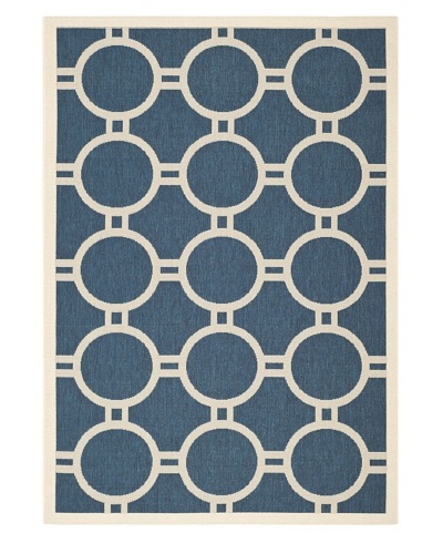 Safavieh Courtyard Indoor/Outdoor Rug [Navy/Beige]