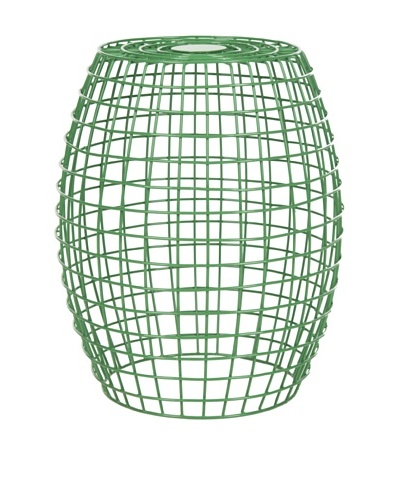 Safavieh Eric Grid Stool, Green