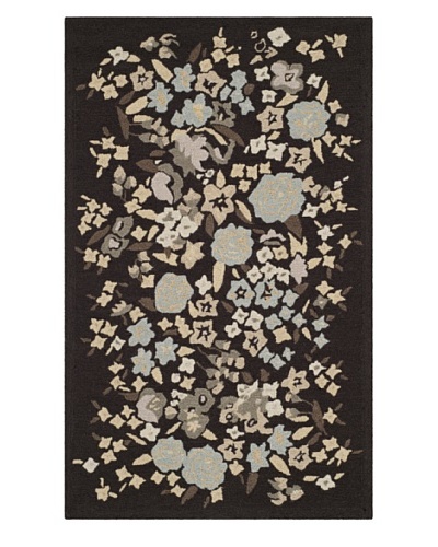 Safavieh Martha Stewart Watercolor Garden Rug, Inkwell, 3′ 9″ x 5′ 9″