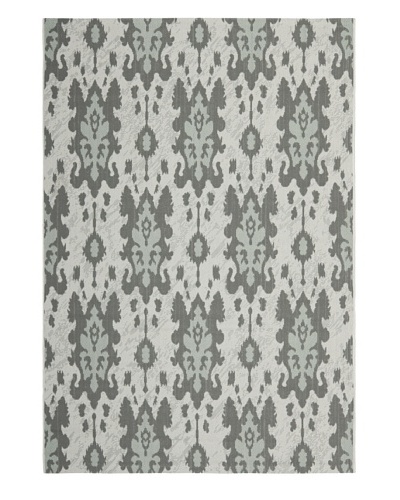 Safavieh Courtyard Indoor/Outdoor Rug [Anthracite/Aqua]