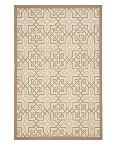 Safavieh Courtyard Indoor/Outdoor Rug [Beige/Dark Beige]