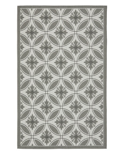 Safavieh Courtyard Indoor/Outdoor Rug [Light Grey/Anthracite]