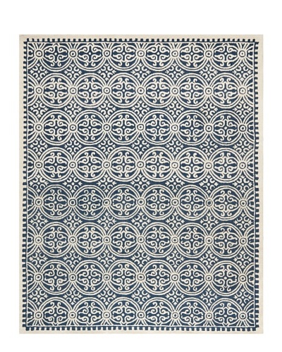 Safavieh Cambridge Rug, Navy Blue/Ivory, 11′ x 15′