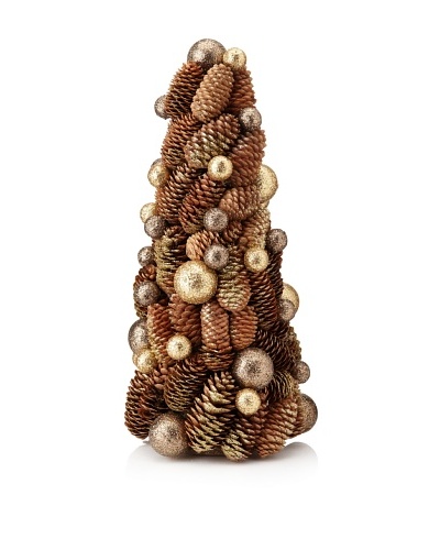 Sage & Co. Glittered Pinecone/Ball Tree