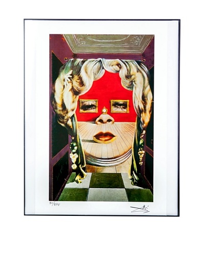 Salvador Dalí Mae West’s Face Framed Limited Edition