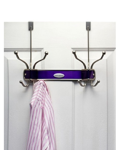 Samsonite 8-Hook Door Hanger, Lavender