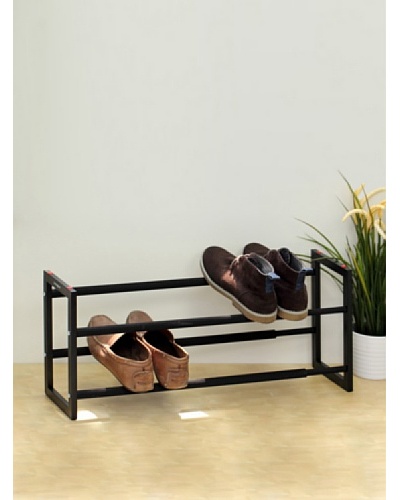 Samsonite Expandable 2 -Tier Steel Shoe Rack