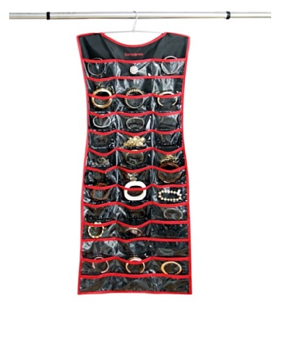 Samsonite Jewelry Organizer, Charcoal/Red