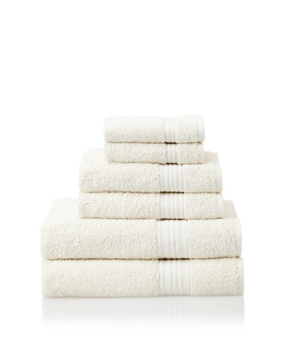 Savannah by Chortex 6-Piece Bath Towel Set, CreamAs You See