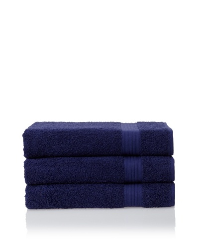 Savannah by Chortex 3 Piece Bath Sheet Set, Indigo