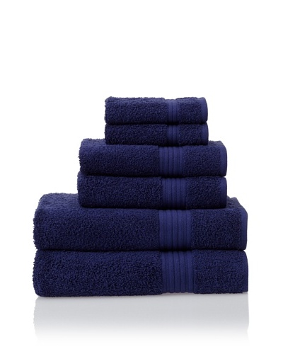 Savannah by Chortex 6 Piece Towel Set, Indigo