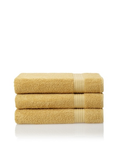 Savannah by Chortex 3 Piece Bath Sheet Set, Mustard