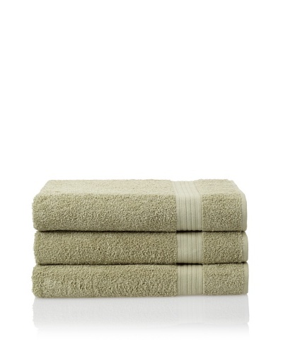 Savannah by Chortex 3 Piece Bath Sheet Set, Green