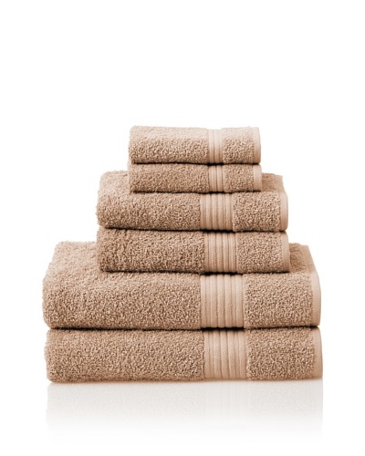 Savannah by Chortex 6 Piece Towel Set, CappuccinoAs You See