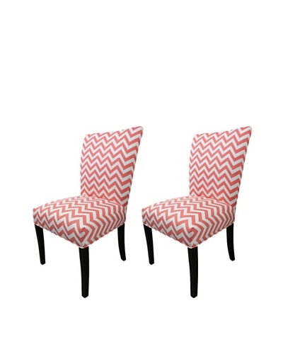 Sole Designs Set of 2 Julia ZZ Fan Back Chairs