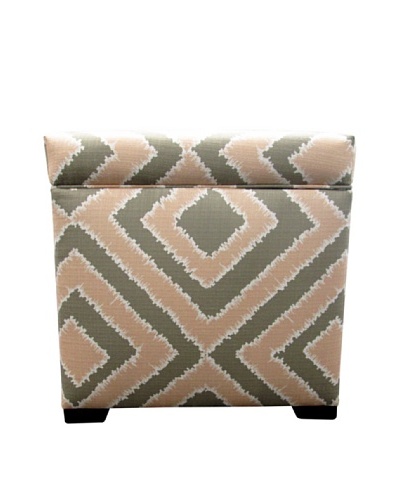 Sole Designs Tami Storage Ottoman, Nouveau Blush