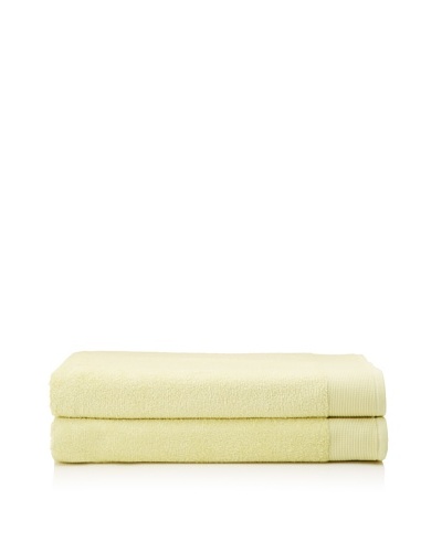 Schlossberg Sensitive 2 Piece Bath Sheet Set, Lime