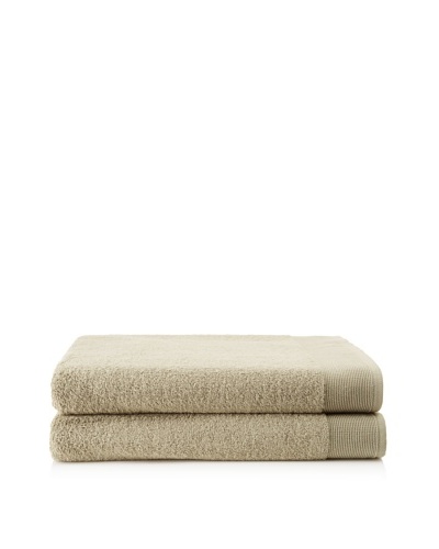 Schlossberg Sensitive 2 Piece Bath Sheet Set, Olive