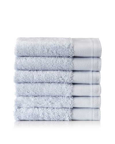 Schlossberg Set of 6 Interio Washcloths, Sky