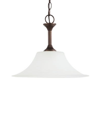 Sea Gull Lighting Holman 1-Light Downlight Pendant, Bell Metal Bronze