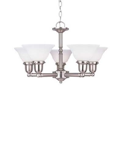 Sea Gull Lighting 5-Light Chandelier, Brushed Nickel