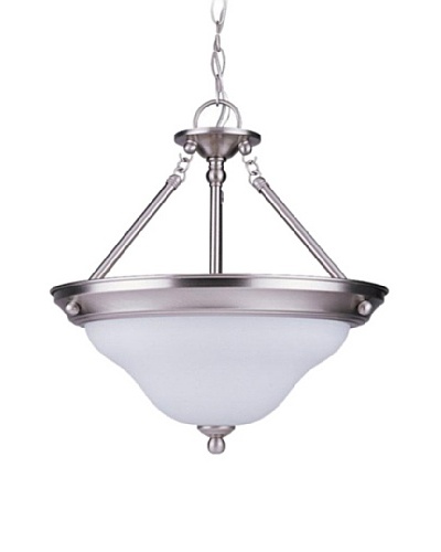 Sea Gull Lighting Sussex 3-Light Pendant, Brushed Nickel