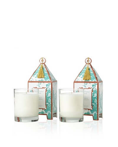 Seda France Set of 2 Camellia Montagne Pagoda Candles