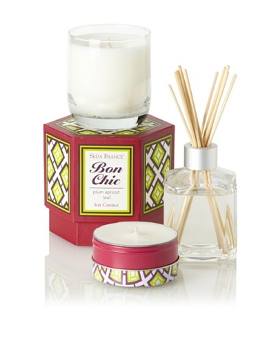 Seda France Plum Apricot Leaf Bon Chic Scent Set